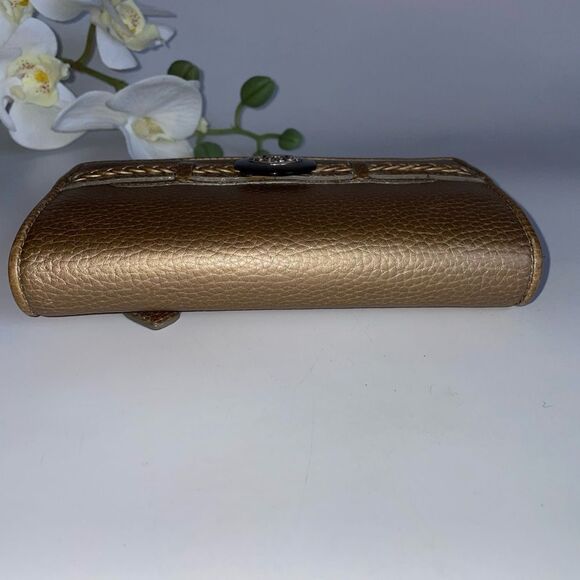 Elegant Brighton Deep Gold Women's Clutch Wallet - Picture 6 of 12